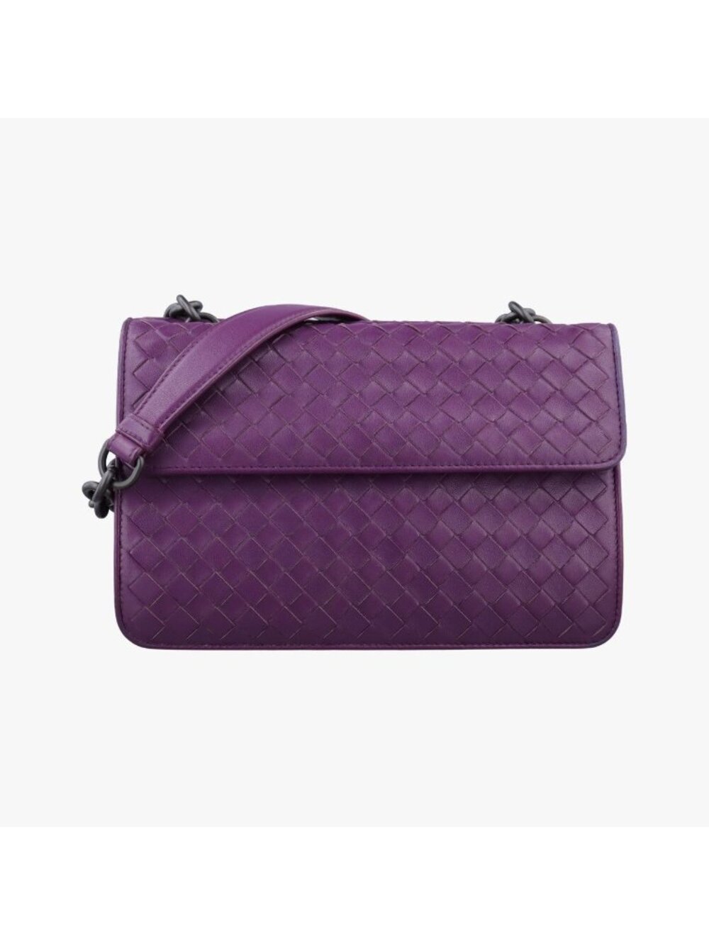 Bottega Veneta Intrecciato Olympia Purple Lambskin